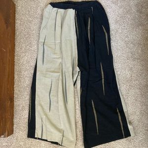 UZI NYC wide leg cotton pants size M